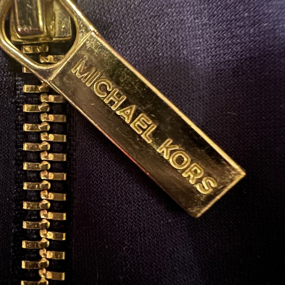 MICHAEL Michael Kors XL navy blue dress 3/4 sleeves back zip simple little dress - Picture 5 of 9